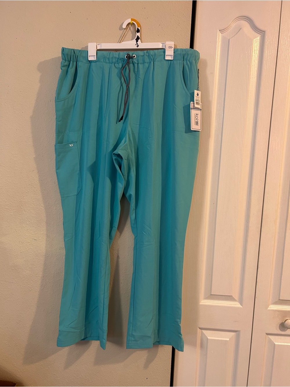 Koi Teal women’s Drawstring scrub Pants